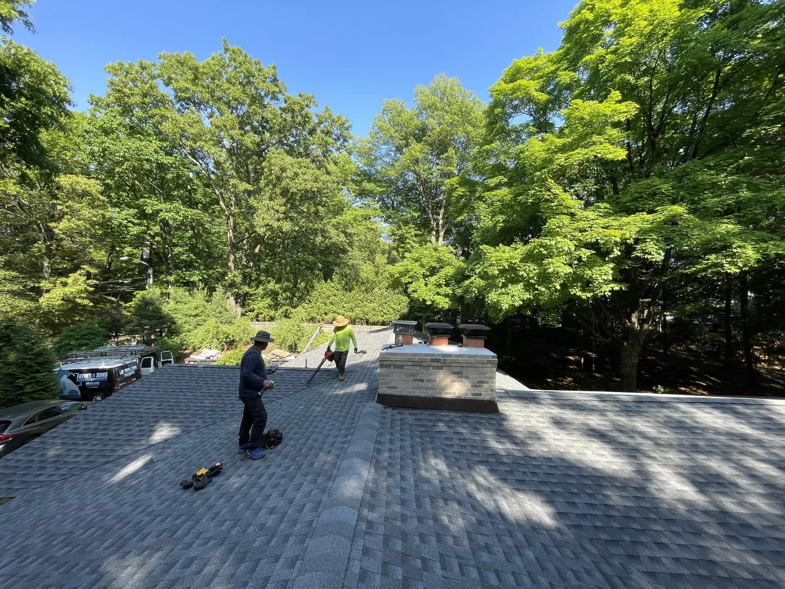 Roofing project 7 by Father & Sons NJ Construction serving Upper Saddle River, NJ