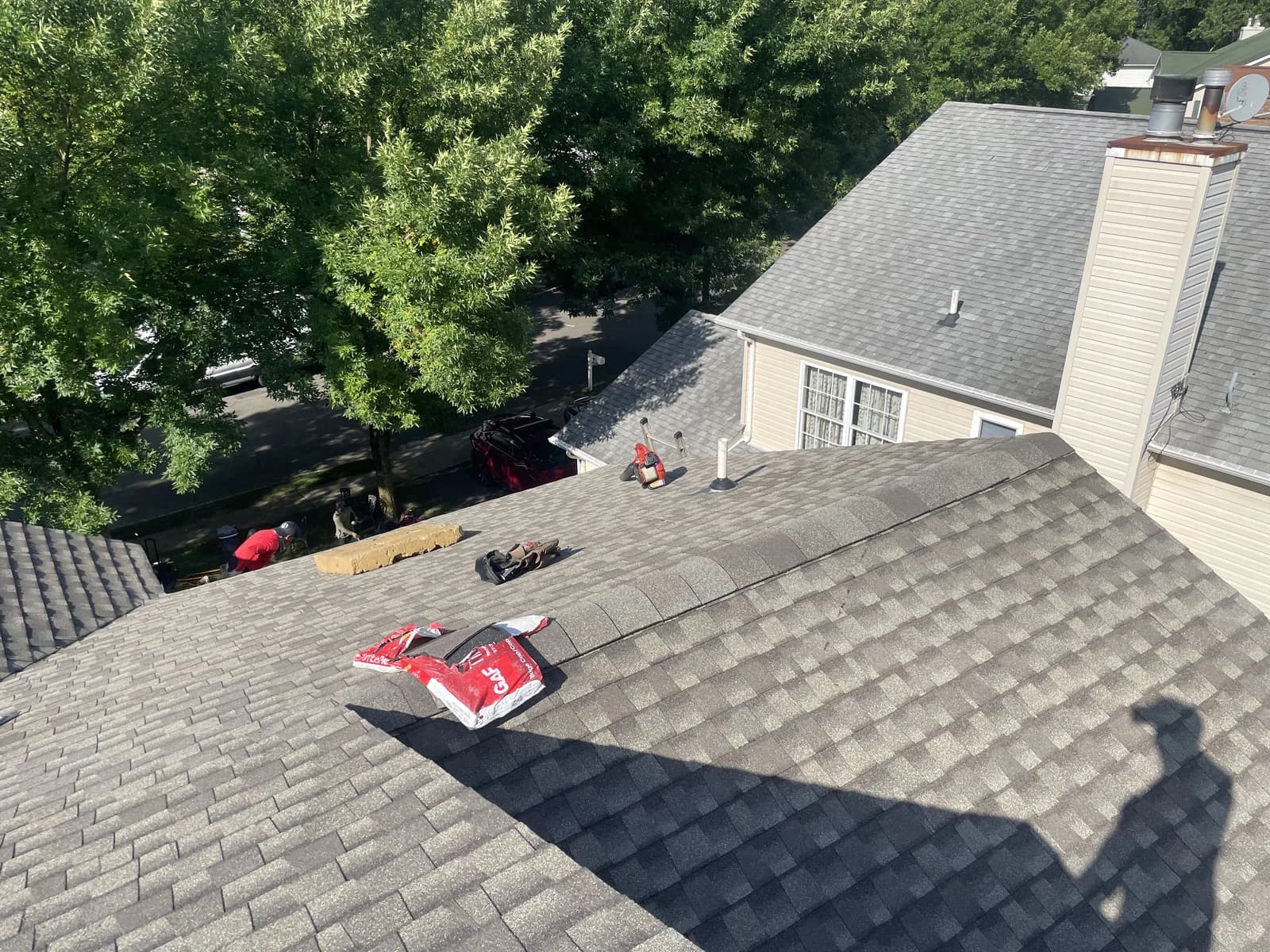 Roofing project 2 by Father & Sons NJ Construction serving Millstone Borough, NJ