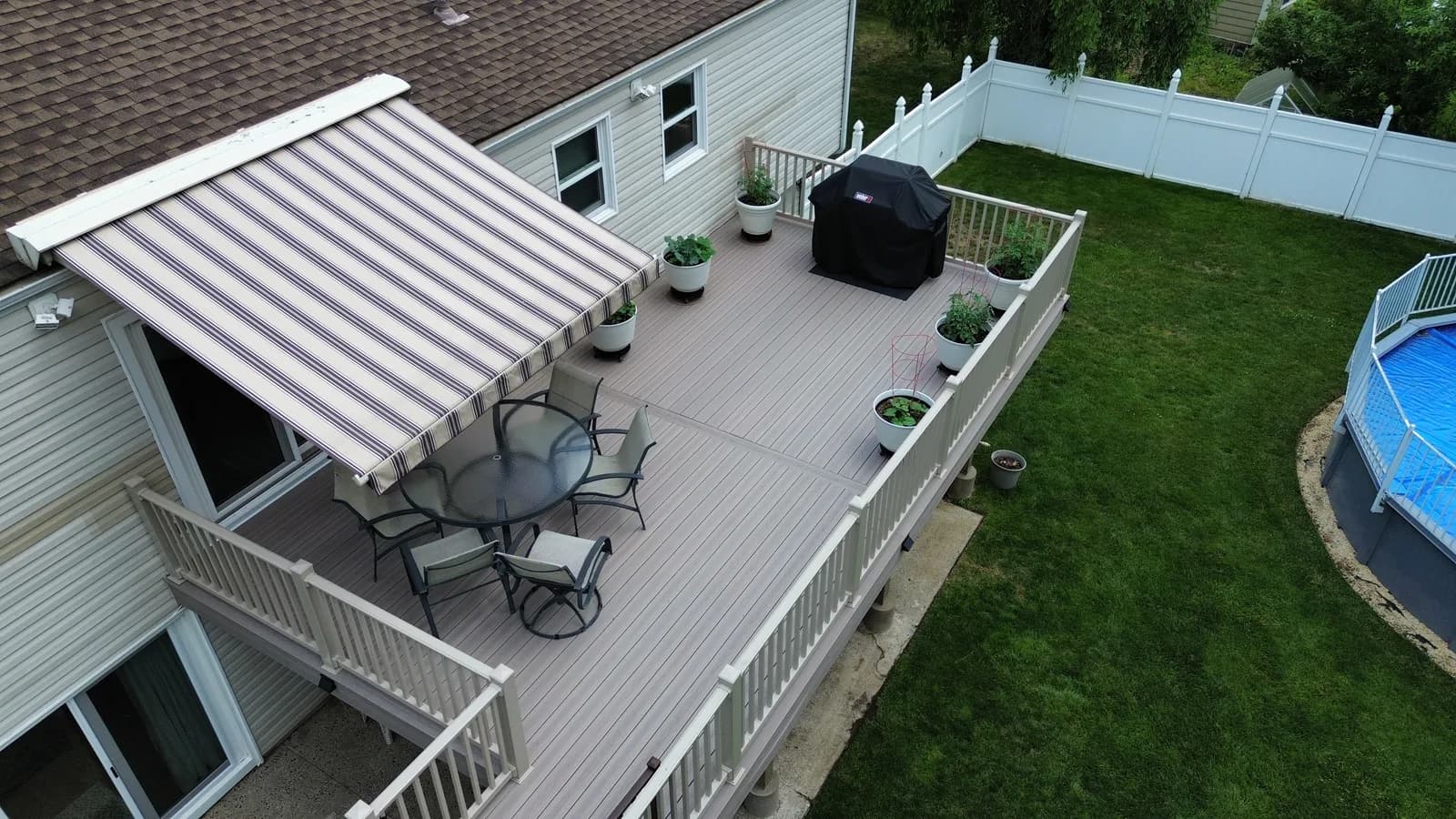 Deck and patio project 4 by Father & Sons NJ Construction in New Jersey