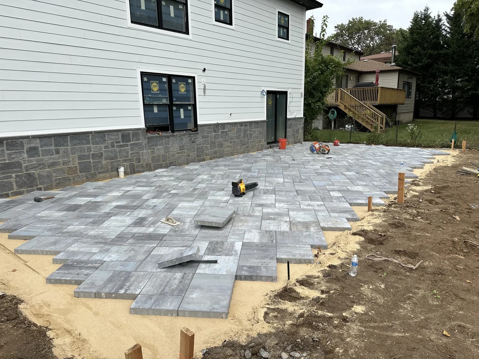 Deck and patio project 2 by Father & Sons NJ Construction in New Jersey